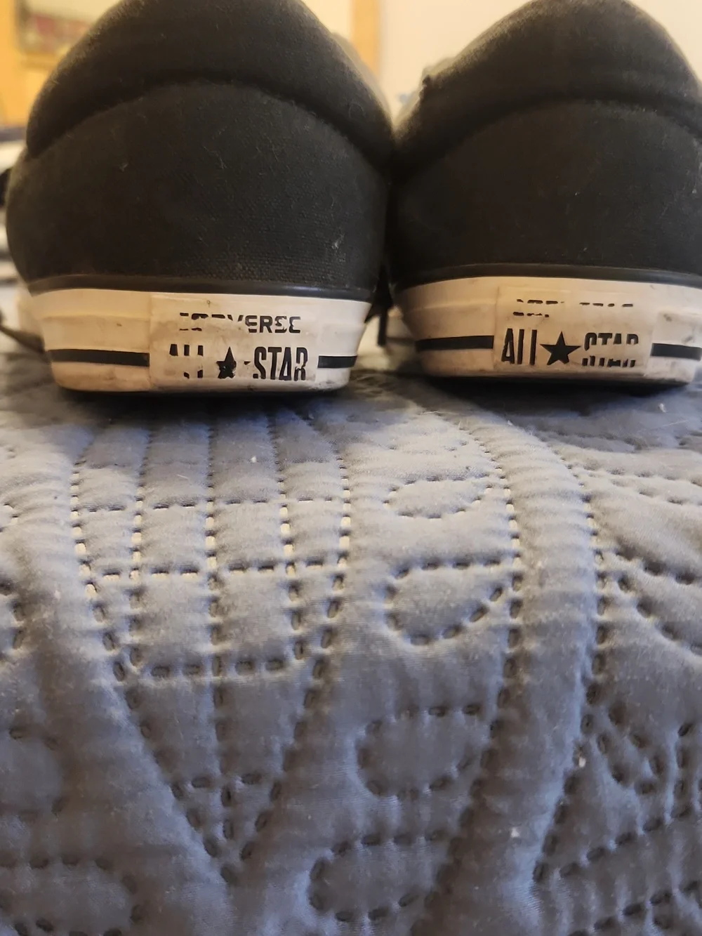 Blue And Black Converse Chuck Taylors Youth Size 6